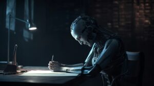 robot-writing